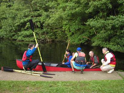 EFOG canoeing at Higham Park Lake