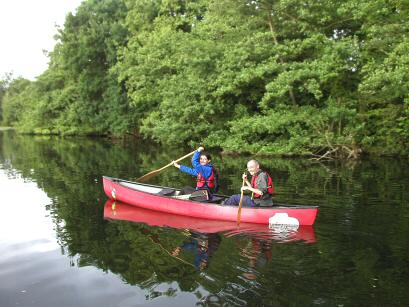 EFOG canoeing at Higham Park Lake