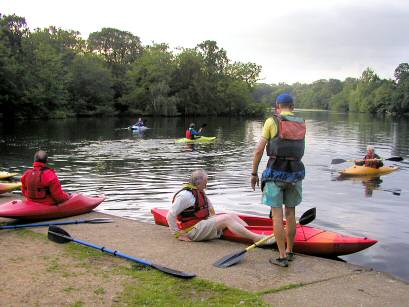 EFOG canoeing at Higham Park Lake