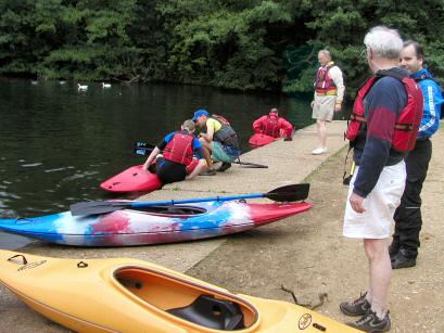 EFOG canoeing at Higham Park Lake